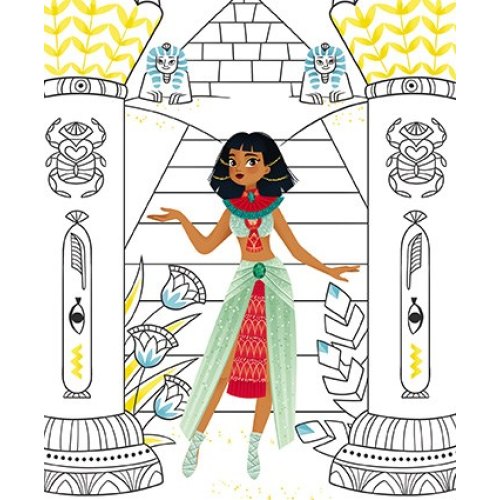 Janod Блокнот модні наряди - Принцеси