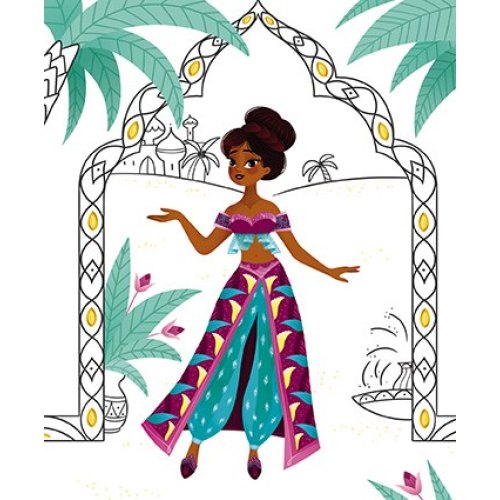 Janod Блокнот модні наряди - Принцеси