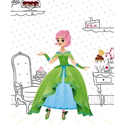 Janod Блокнот модні наряди - Принцеси