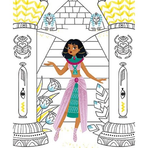 Janod Блокнот модні наряди - Принцеси