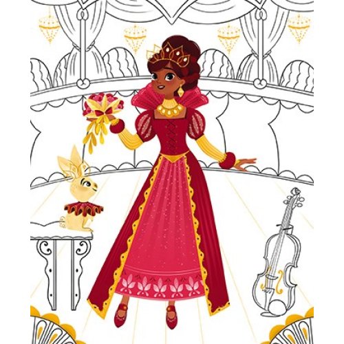 Janod Блокнот модні наряди - Принцеси