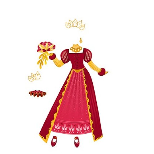 Janod Блокнот модні наряди - Принцеси