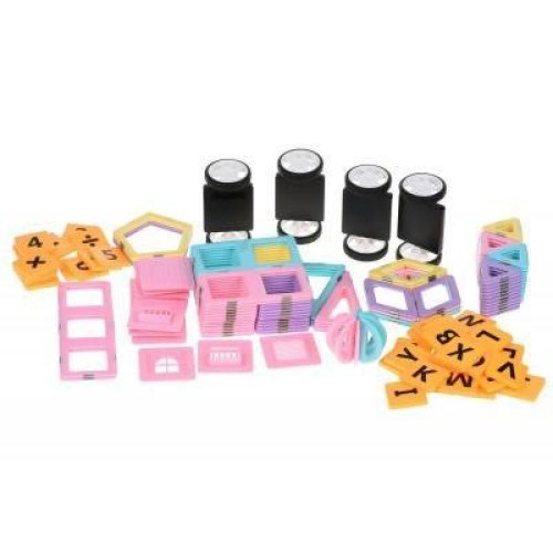 MagPlayer Конструктор магнітний набір бокс 188 ел. (MPT2-188)