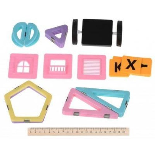 MagPlayer Конструктор магнітний набір бокс 188 ел. (MPT2-188)