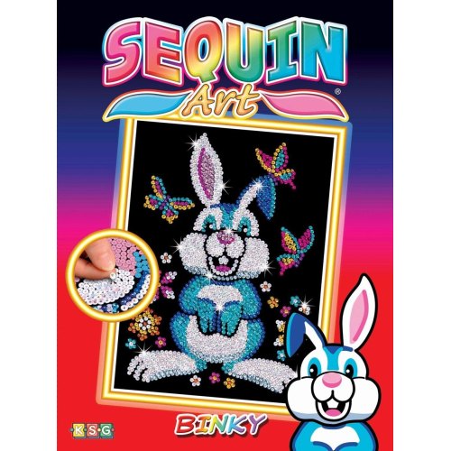Sequin Art Набір для творчості RED Binky the Bunny New