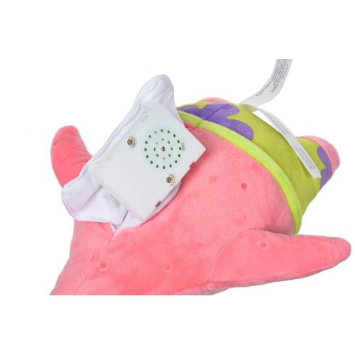 Sponge Bob Exsqueeze Me Plush Patrick Burp із звуком