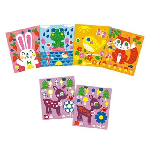 Janod Набір для творчості - Зображення з наклейками