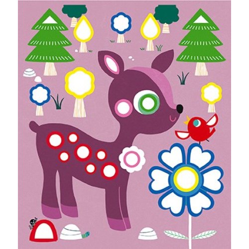 Janod Набір для творчості - Зображення з наклейками