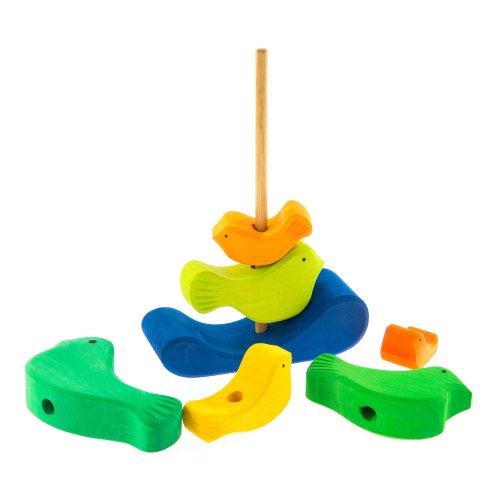 nic Конструктор дерев'яний - Пташки