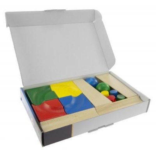 nic cubio Конструктор дерев'яний - Кулькова дорога (початковий набір)