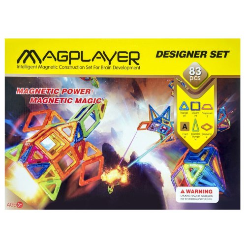 MagPlayer Конструктор магнітний 83 од. (MPA-83)