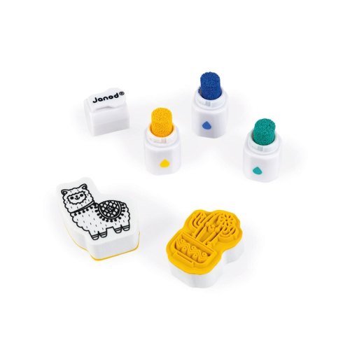 Janod Набір для творчості Штампи Світ 50 шт.