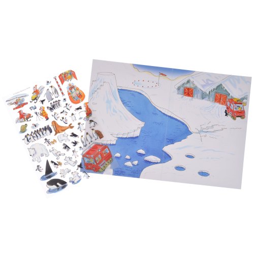 Scribble Down Перевідні наклейки - Північний полюс