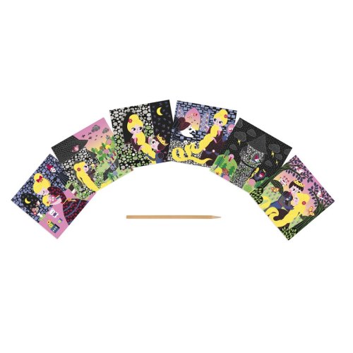 Janod Скрейтч-карти - Рапунцель