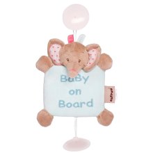 Nattou Ребенок на борту на присосках слоник Розі