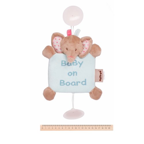 Nattou Ребенок на борту на присосках слоник Розі