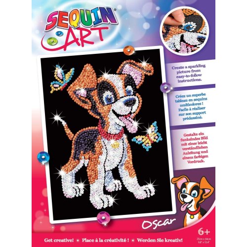 Sequin Art Набір для творчості RED Oscar Puppy