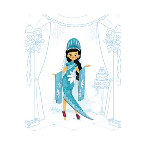 Janod Блокнот модні наряди - Весілля