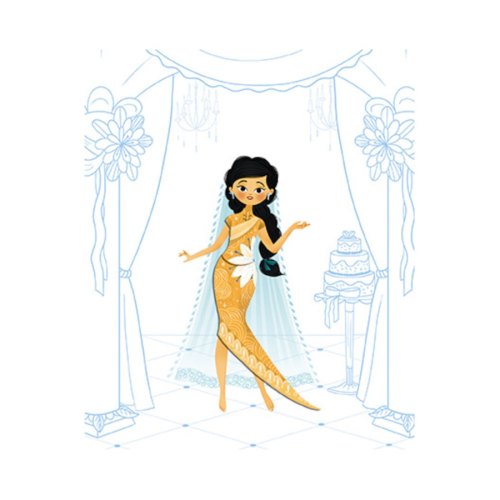 Janod Блокнот модні наряди - Весілля