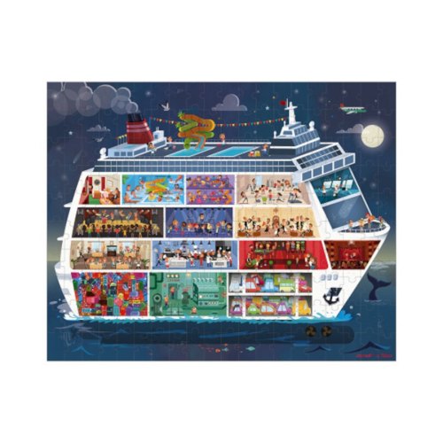 Janod Набір із двох пазлів - Круїзний лайнер
