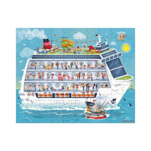 Janod Набір із двох пазлів - Круїзний лайнер