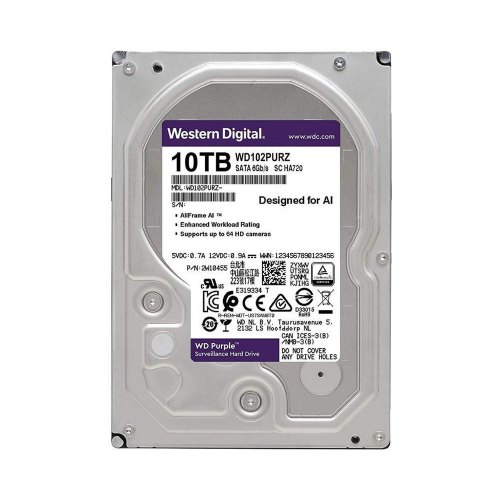 Жорсткий диск 3.5 Western Digital Purple 10TB (WD102PURZ)