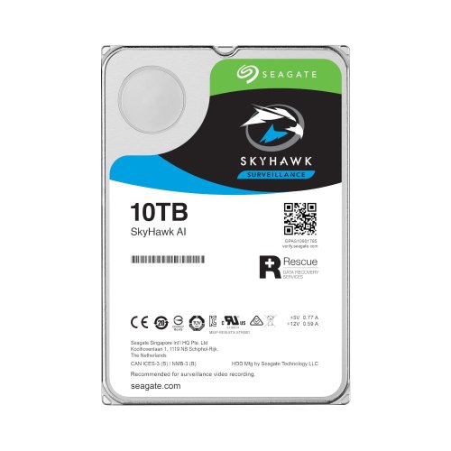 Жорсткий диск 3.5 Seagate SkyHawk AI 10TB/7200/256/S3.0 (ST10000VE0008)