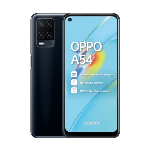 Смартфон OPPO A54 4/64Gb Crystal Black