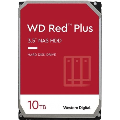 Жорсткий диск 3.5 WD Red Plus 10TB/7200/256/S3.0 (WD101EFBX)