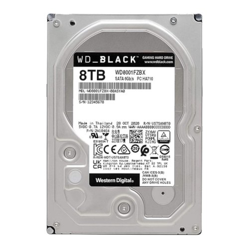 Жорсткий диск 3.5 Western Digital Black 8TB (WD8001FZBX)