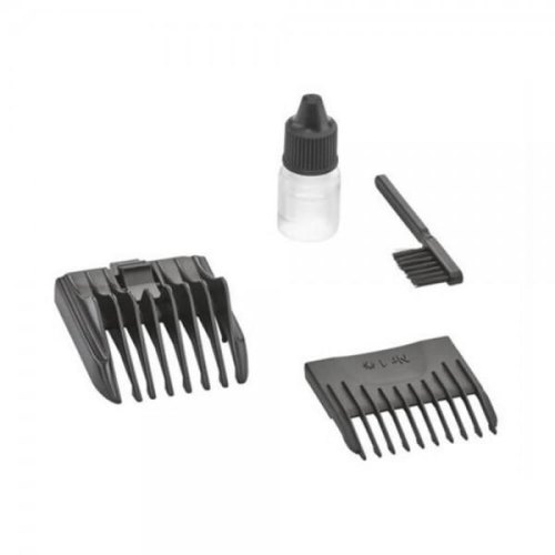 Машинка для стрижки Moser Edition Silver, від мережі, вібраційний мотор, насадок-2, сталь, білий