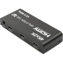 Спліттер PowerPlant HDMI 1x2 V.2.0, 3D, 4K/60Hz (CA912476)