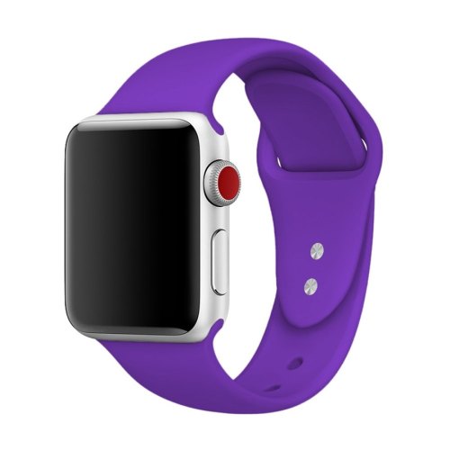 Ремінець Silicone Watch Band for for Apple Watch 38/40 mm Deep Purple