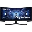 Монітор, Samsung Odyssey G5 LC34G55T Black (LC34G55TWWIXCI), 34, VA, 3440x1440, 165Гц