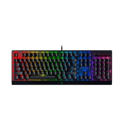 Клавіатура дротова, ігрова RAZER BlackWidow V3 Yellow Switch USB RU RGB, Black