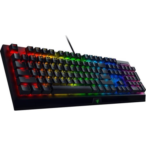 Клавіатура дротова, ігрова RAZER BlackWidow V3 Yellow Switch USB RU RGB, Black
