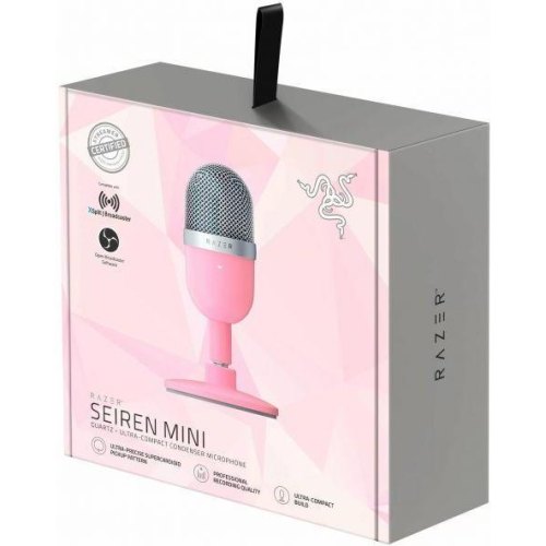 Мікрофон Razer Seiren Mini Quartz (RZ19-03450200-R3M1)