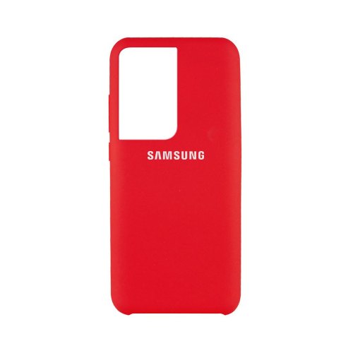 Чохол Silicone Cover Full Protective Samsung Galaxy G998 (S21 Ultra) (red)