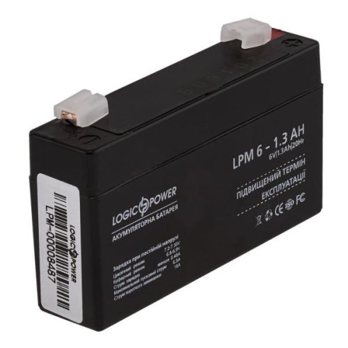 Акумулятор AGM LPM 6V - 1.3 Ah