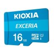 microSDHC карта 16GB Kioxia Exceria class10 UHS-1 з SD адаптером (LMEX1L016GG2)