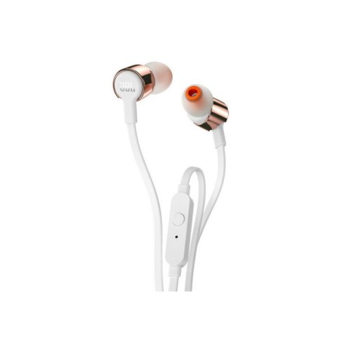 Навушники з мікрофоном (гарнітура), JBL T210 (JBLT210RGD) Rose Gold