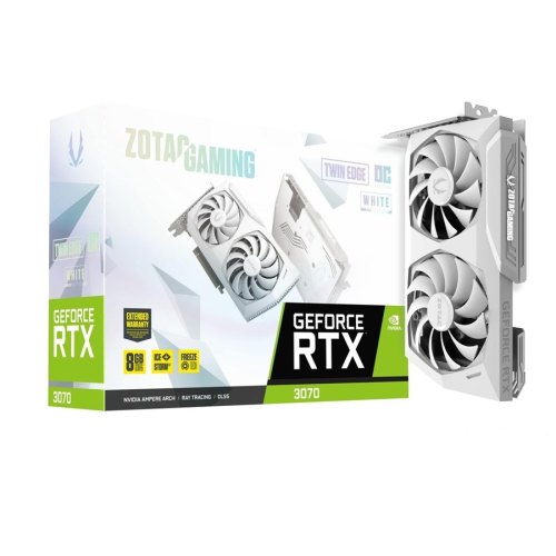 Відеокарта Zotac GeForce RTX 3070 Twin Edge OC White Edition 8GB (ZT-A30700J-10P)