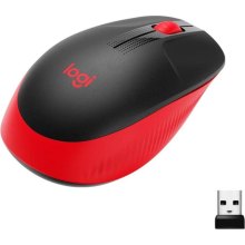 Миша бездротова, Logitech M190 Wireless Red, оптична, 1000dpi, 1xAA, радіо (910-005908)