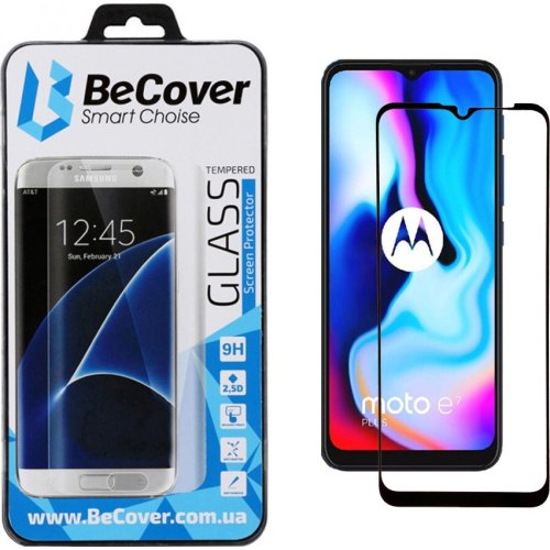 Захисне скло BeCover для Motorola Moto E7 Plus Black (705241)