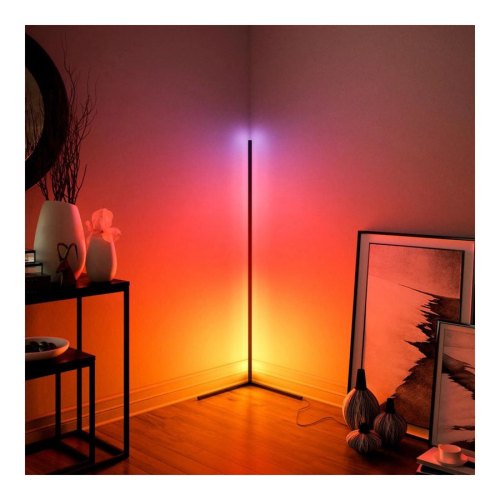 Кутовий RGB Led торшер підлоговий 140см