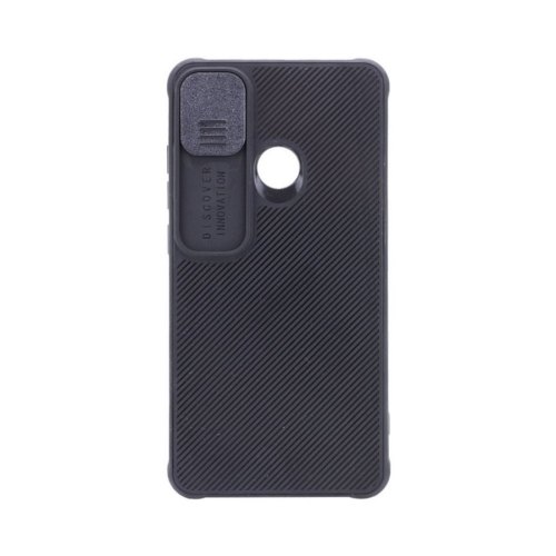 Чохол Camshield TPU зі шторкою  TECNO POP 4 black