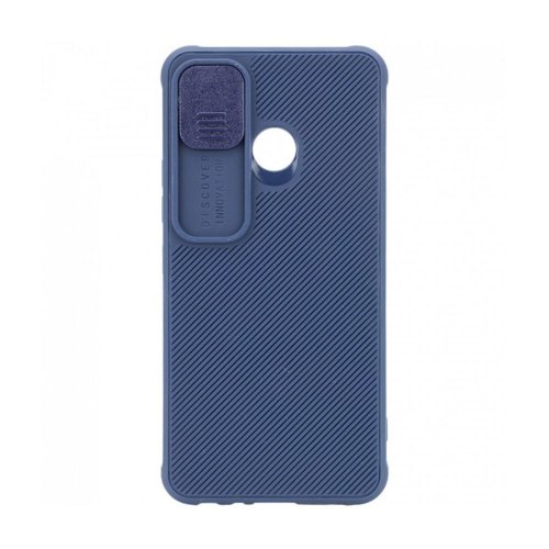 Чохол Camshield TPU зі шторкою  TECNO POP 4 blue