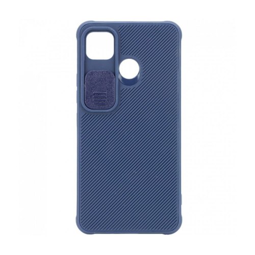 Чохол Camshield TPU зі шторкою  TECNO POP 4 blue