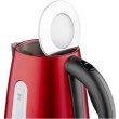 Електрочайник Ardesto 1.7л, Strix, метал, червоний