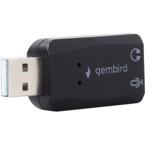 Звукова карта Gembird SC-USB2.0-01 Black